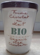 ORGANIC -  MILK GOURMET Chocolate Fondue - large pot 200g